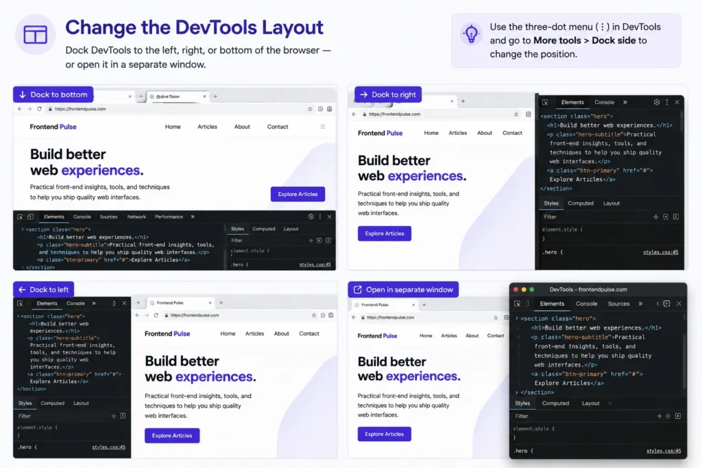DevTools-Layout