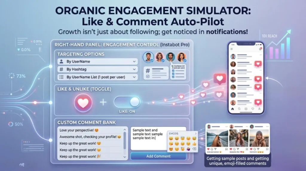 Instagram -organic engagement tool